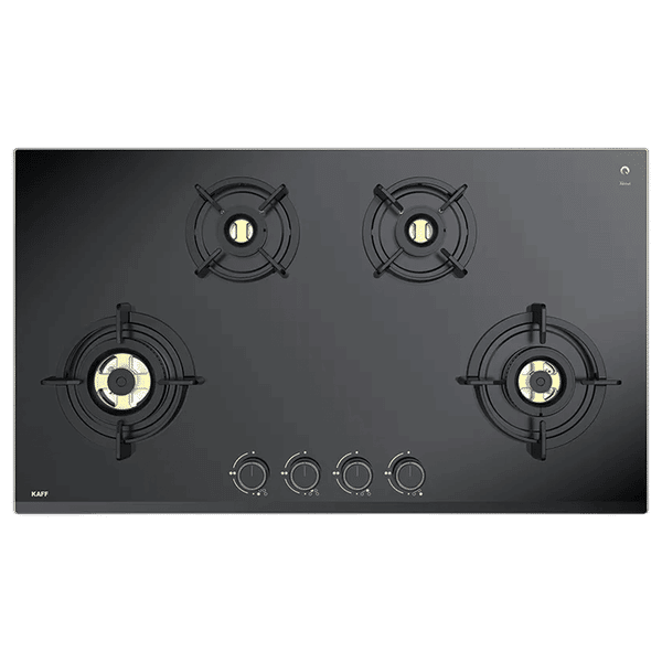 Buy KAFF ASF 94M Toughened Glass Top 4 Burner Automatic Hob (Flame